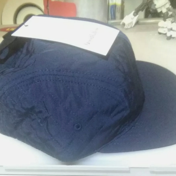 Goodfellow Quilted Hat Cap Baseball Adjustable Navy Blue Winter New With Tag - Picture 8 of 12